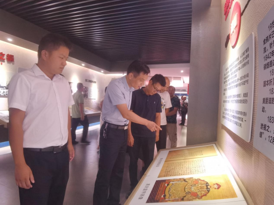 羊角塘镇组织干部职工参观祁阳市禁毒教育基地