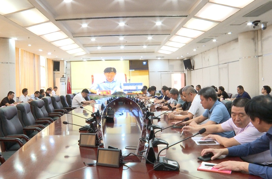 祁阳市组织收听收看永州市中秋国庆“两节”道路交通安全工作部署会暨市道安委第三次全会视频会议