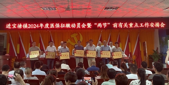 进宝塘镇召开2024年度居民医保征缴工作动员会