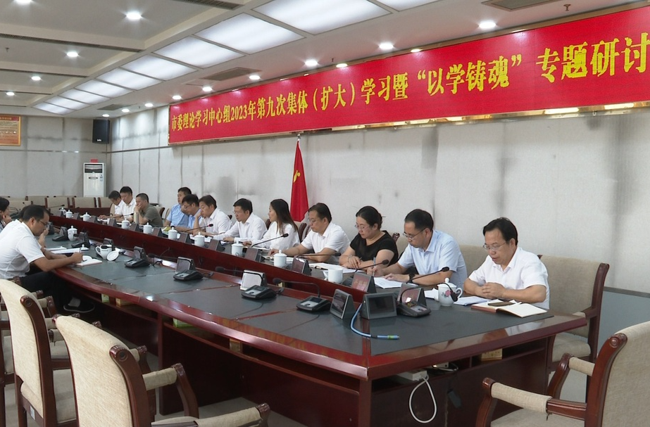 ​﻿​【学思想、强党性、重实践、建新功】祁阳市委理论学习中心组举行2023年第九次集体（扩大）学习暨“以学铸魂”专题研讨