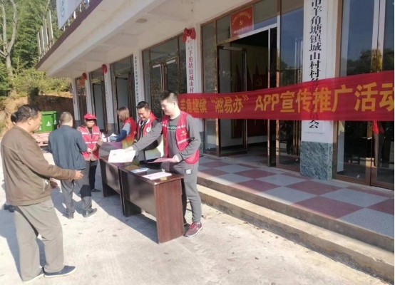 羊角塘镇：进村入户开展“湘易办”APP推广使用