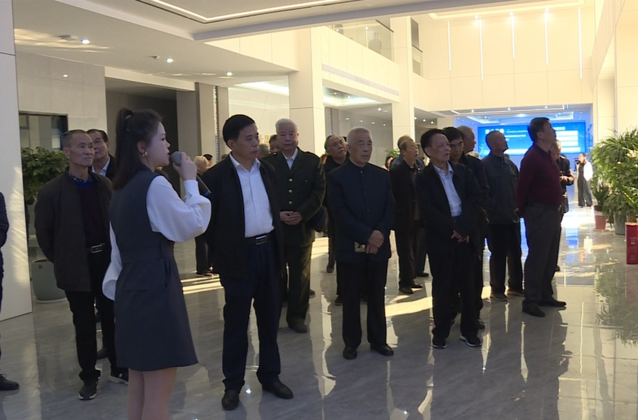 祁阳市组织离退休处级干部视察重点项目