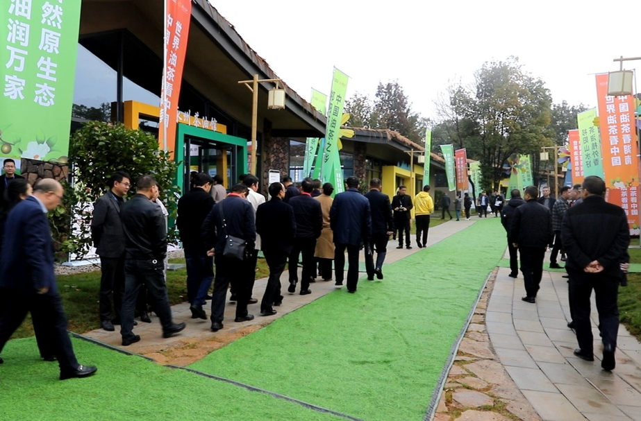 ​﻿​发展油茶产业 助力乡村振兴——唐家山油茶文化园乡村集市精彩亮相