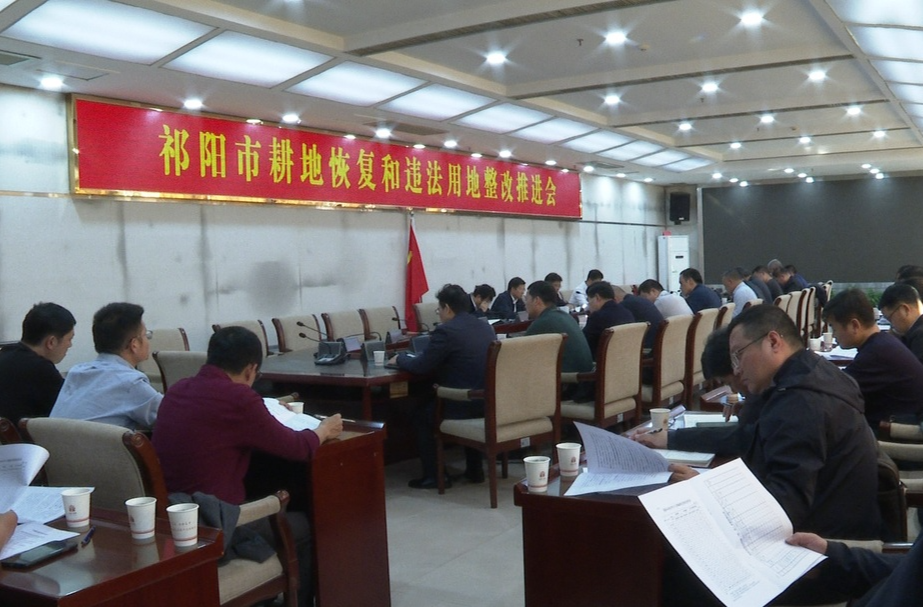 祁阳市召开耕地恢复和违法用地整改推进会