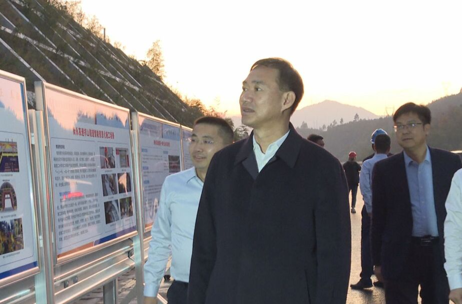 朱洪武在祁阳调研高速公路项目建设工作