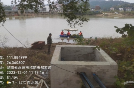 大忠桥镇：加强河道保洁 守护一江碧水