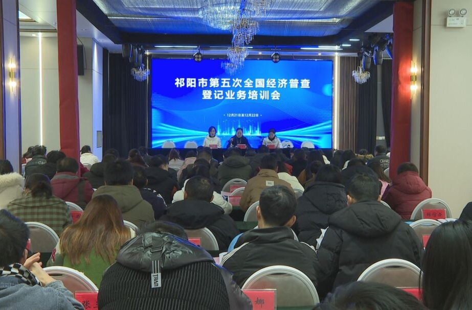 祁阳市召开第五次全国经济普查登记业务培训会