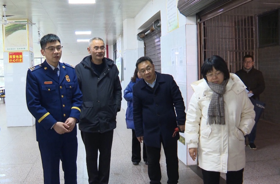 吴东涛带队检查祁阳市学校安全和消防工作