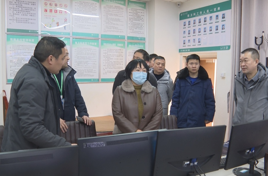 吴东涛带队督导检查医院安全生产工作