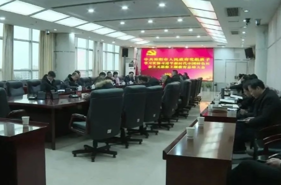 中共​祁阳市人民政府党组班子学习贯彻习近平新时代中国特色社会主义思想主题教育总结大会召开