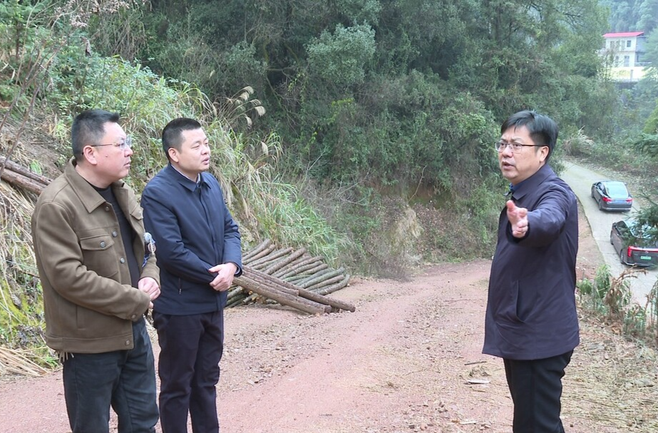 陈小平到大江林场调研“半拉子”工程推进情况