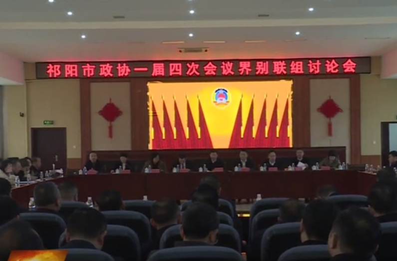 蒋良铁参加祁阳市政协一届四次会议界别联组讨论会