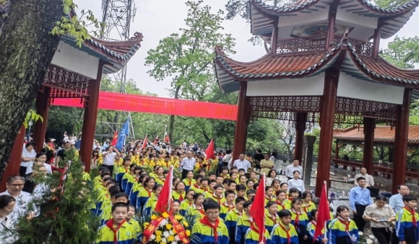 祁阳市退役军人事务局开展“铸魂·2024·清明祭英烈 ”活动