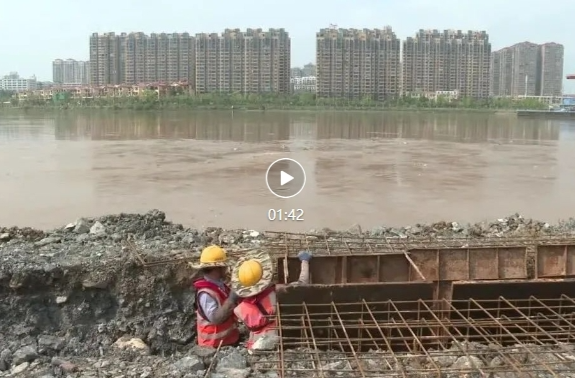 湘江永州至衡阳三级航道建设三期工程浯溪二线船闸项目：抓防汛 保建设