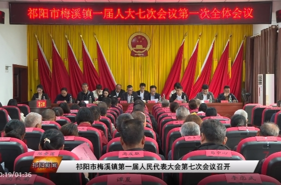 祁阳市梅溪镇第一届人民代表大会第七次会议召开