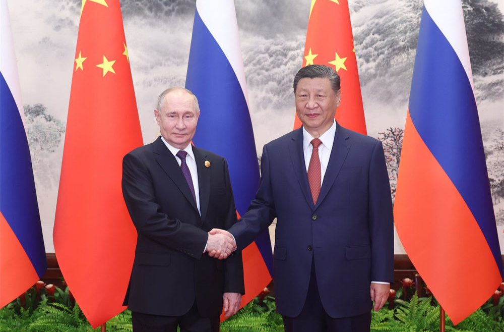 习近平同俄罗斯总统普京会谈