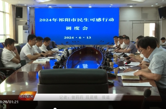 2024年祁阳市民生可感行动调度会召开