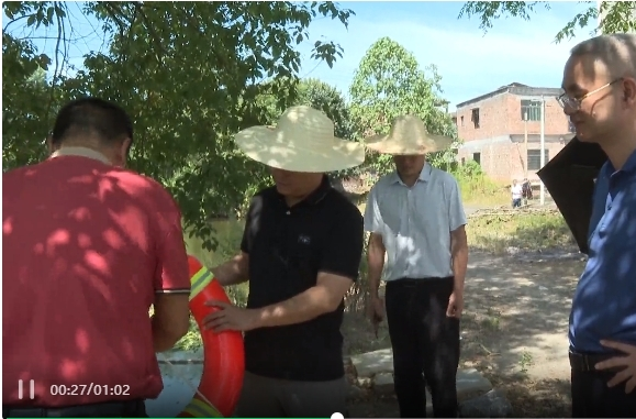 唐建平督导检查防溺水工作