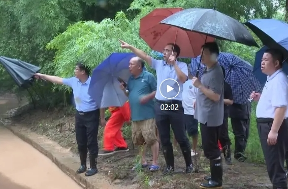 刘厚来祁调研督导山体滑坡处置情况