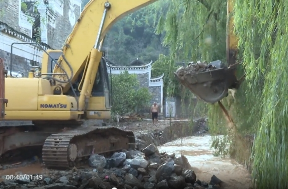吴恢才来祁阳现场办公 推进灾后重建工作