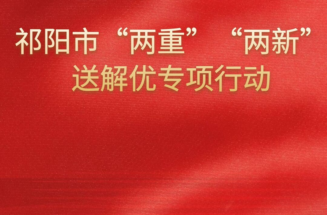 祁阳市“两重”“两新”送解优专项行动