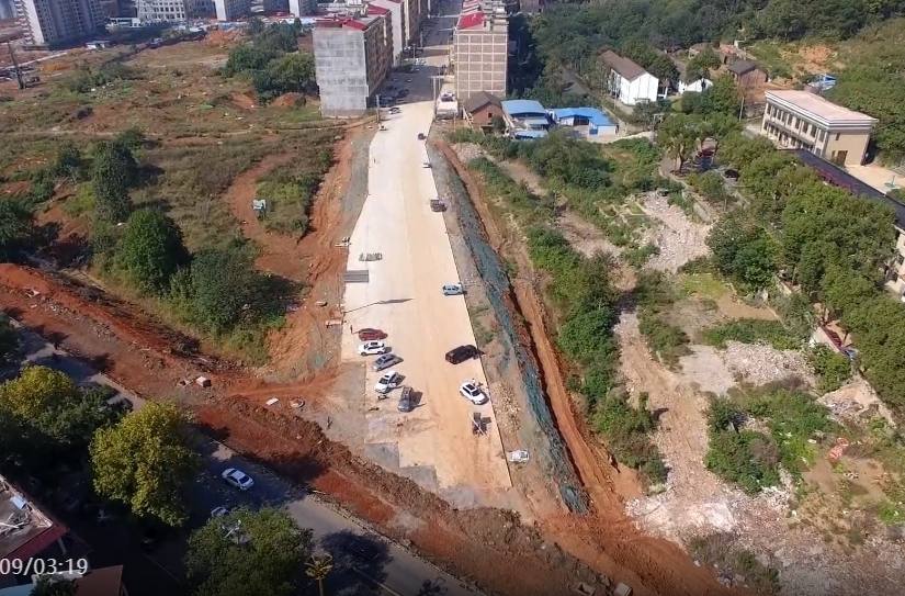 （喜迎旅发会 祁阳展新颜）祁阳：多条道路延展工程加紧推进 城市框架进一步拉大