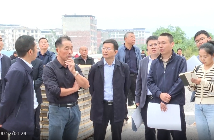 蒋良铁调研沿江风光带建设工作