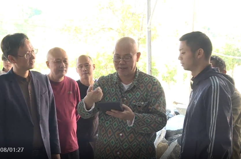 中国民协砚文化专业委员会主任吴笠谷来祁阳调研