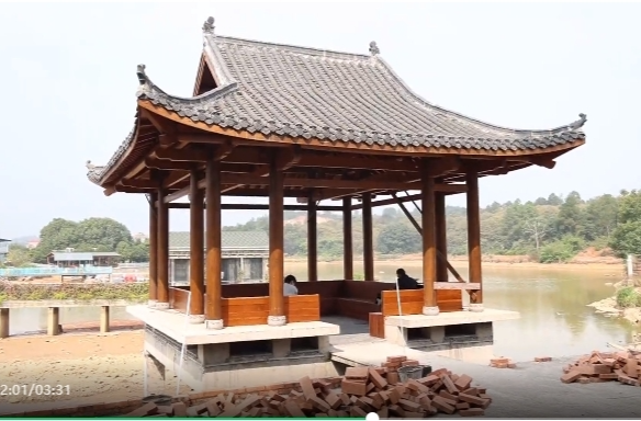 （喜迎旅发会 祁阳展新颜）祁阳麒麟庄园：项目建设全力推进 为旅发大会添彩