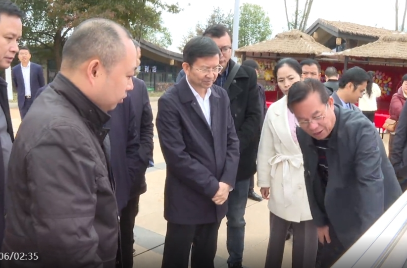 蒋良铁带队观摩旅发大会全要素演练