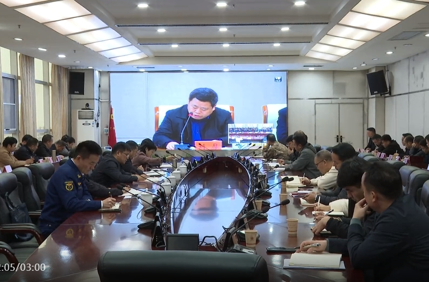 永州市安全生产电视电话会议暨市安委会第四次全会召开陈小平在祁阳分会场参加