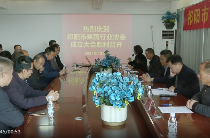 祁阳市果蔬行业协会举办成立大会
