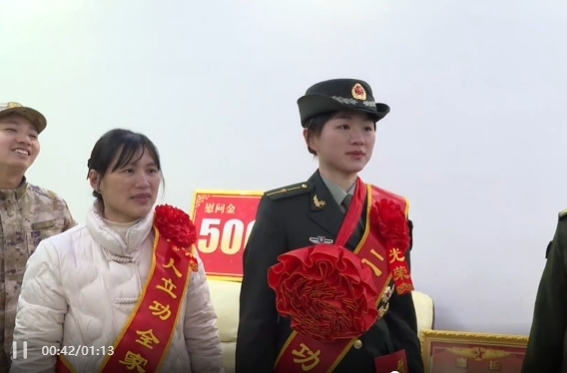 巾帼不让须眉，祁阳市现役女军人荣立二等功！