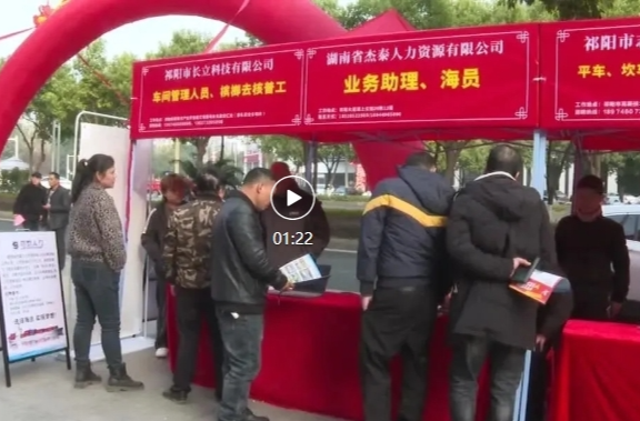 2025年祁阳市“春风送岗促就业 精准服务暖民心”暨春风行动启动仪式