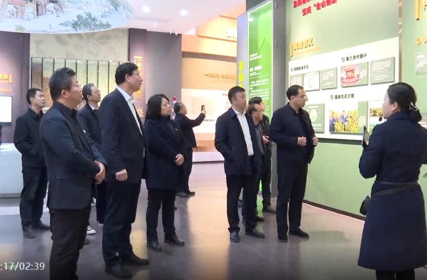 中南林业科技大学全体班子成员来祁开展调研学习活动