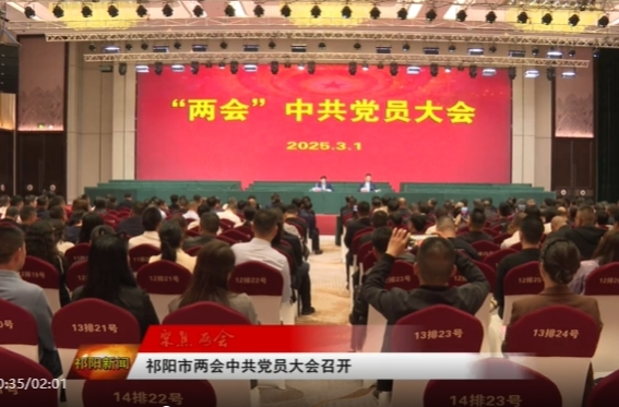 祁阳市两会中共党员大会召开