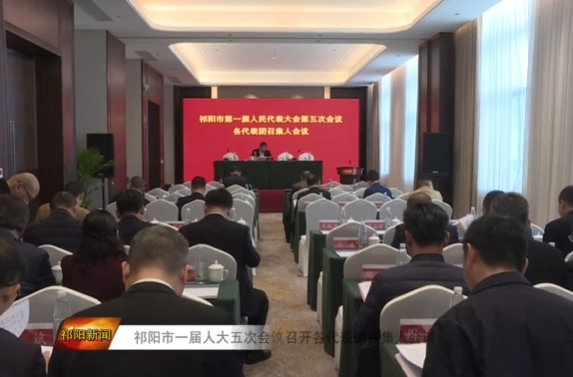 祁阳市一届人大五次会议召开各代表团召集人会议