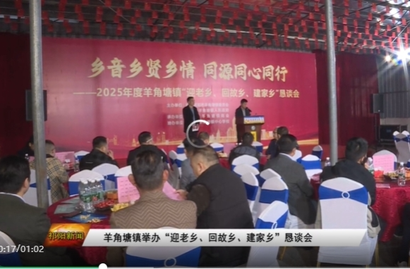 羊角塘镇举办“迎老乡、回故乡、建家乡”恳谈会