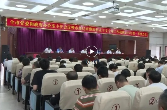 祁阳市党委和政府办公室主任会议暨市级层面整治形式主义专项工作机制2025年第一季度会议召开