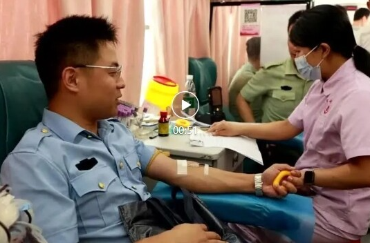 祁阳市退役军人积极参与无偿献血活动