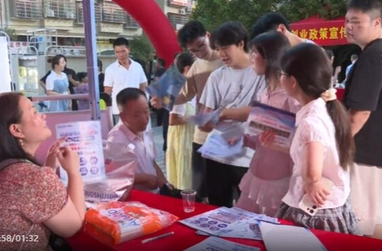 祁阳市人社局举办“百日千万招聘专项行动”夜市招聘会 助力群众点亮就业路