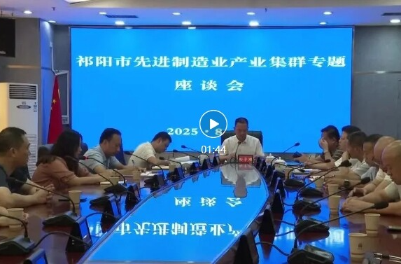 向子顺主持召开祁阳市先进制造业产业集群专题座谈会