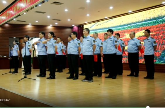 祁阳市市场监督管理局举行迎国庆合唱比赛