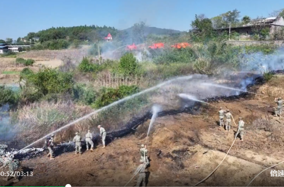2025年湖南省森林灭火军地联合演练举行 林佳春出席并讲话 朱洪武致辞