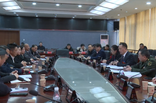 向子顺参加黎家坪、文富市代表团讨论