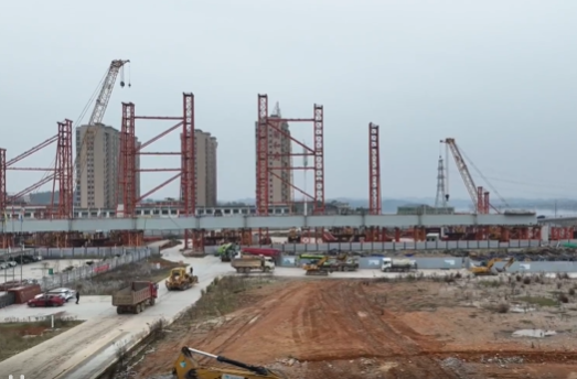 湘江永州至衡阳三级航道建设三期工程浯溪二线船闸全面复工复产 全力冲刺工程收尾阶段