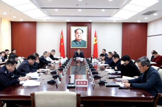 蒋崇华主持召开基层治理、产业链链长制、乡友工作体系调度会