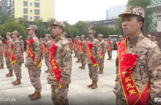 祁阳市2026年上半年新兵入伍欢送大会举行