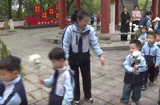 乡聚清明 智汇祁阳丨龙山街道中心幼儿园开展清明节祭祀系列活动