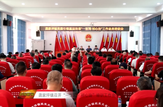 龚家坪镇召开“一张网·祁心治”培训工作会